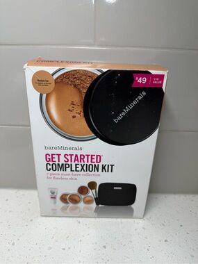 BareMinerals Get Started Complexion Kit, Medium Tan RARE. NEW